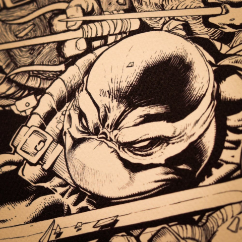 Teenage Mutant Ninja Turtles Art Print Comic Limited Edition 42 x 30 cm [3]