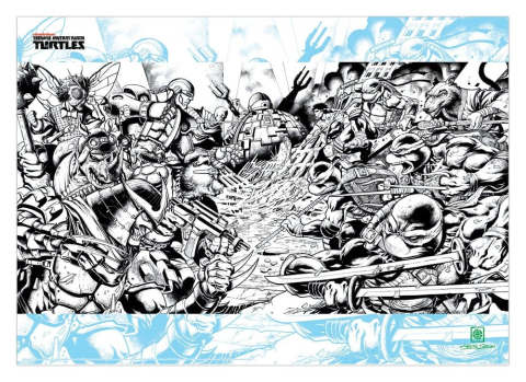 Teenage Mutant Ninja Turtles Art Print Comic Limited Edition 42 x 30 cm [7]