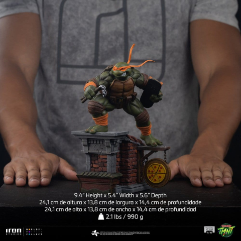 Collectibles - Teenage Mutant Ninja Turtles Art Scale Statue 1/10 Michelangelo Unleashed 24 cm
