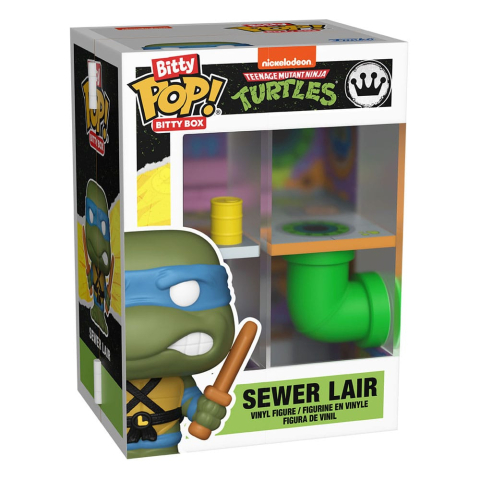 Collectibles - Teenage Mutant Ninja Turtles Bitty POP! Bitty Box Display with 2 Vinyl Figures Sewer Lair