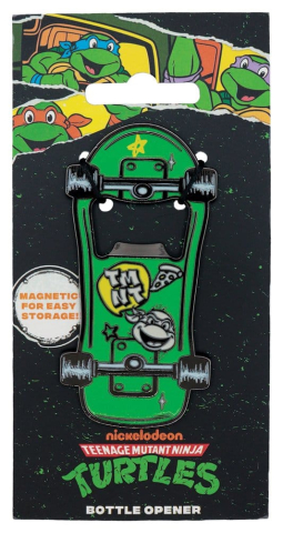 Teenage Mutant Ninja Turtles Bottle Opener Magnetic Skateboard [2]