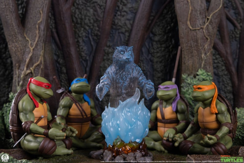 Teenage Mutant Ninja Turtles (Movie Moments) Mini Scale Diorama Splinter's Spirit 36 cm [15]