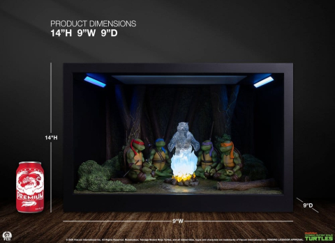Teenage Mutant Ninja Turtles (Movie Moments) Mini Scale Diorama Splinter's Spirit 36 cm [16]