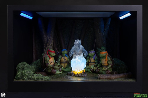 Teenage Mutant Ninja Turtles (Movie Moments) Mini Scale Diorama Splinter's Spirit 36 cm [6]