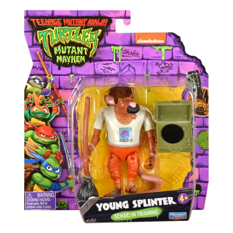 PRECOMENZI - Teenage Mutant Ninja Turtles: Mutant Mayhem Action Figure Young Splinter 11 cm