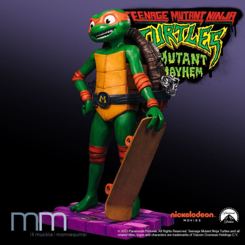 Teenage Mutant Ninja Turtles: Mutant Mayhem Life-Size Statue Michelangelo 162 cm [1]