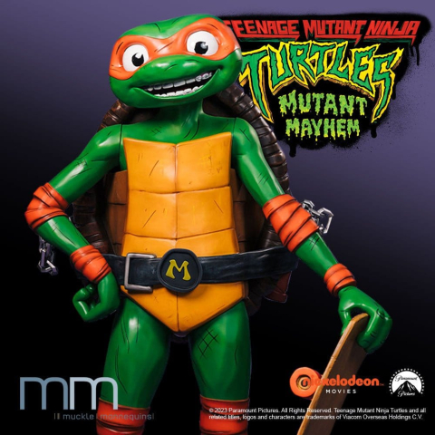 Teenage Mutant Ninja Turtles: Mutant Mayhem Life-Size Statue Michelangelo 162 cm [2]