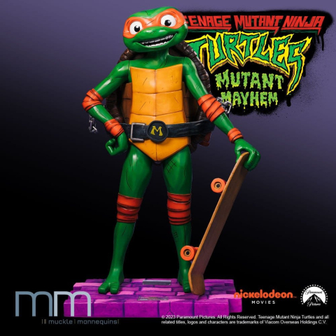 Teenage Mutant Ninja Turtles: Mutant Mayhem Life-Size Statue Michelangelo 162 cm [4]