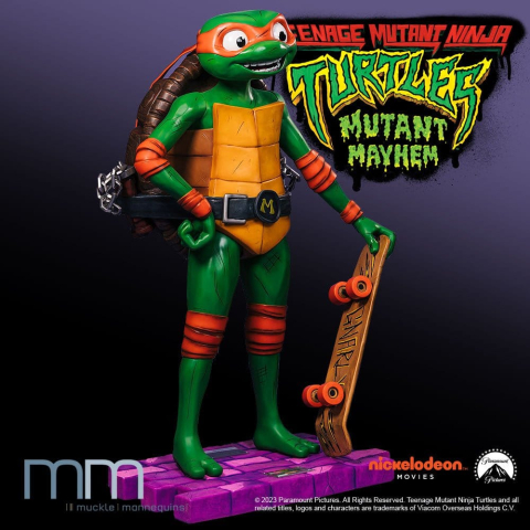Teenage Mutant Ninja Turtles: Mutant Mayhem Life-Size Statue Michelangelo 162 cm [3]