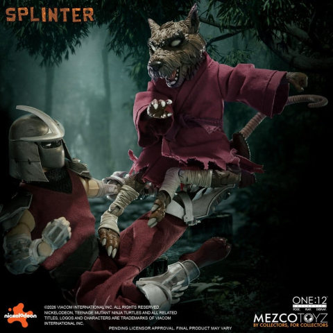 Teenage Mutant Ninja Turtles One:12 Collective Action Figure 1/12 Splinter 17 cm [6]
