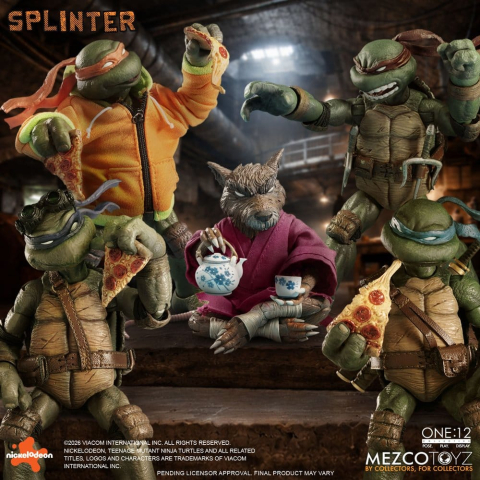 Teenage Mutant Ninja Turtles One:12 Collective Action Figure 1/12 Splinter 17 cm [1]