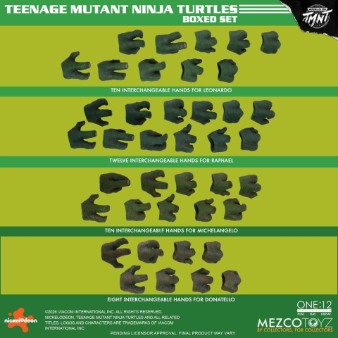 Teenage Mutant Ninja Turtles One:12 Collective Action Figures 1/12 Boxed Set 17 cm [4]