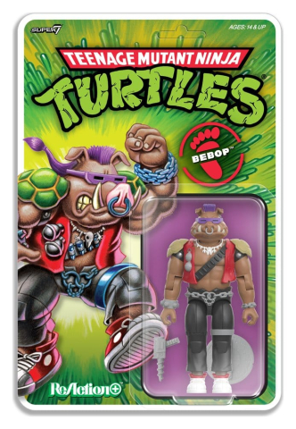 Teenage Mutant Ninja Turtles ReAction+ Action Figure Wave 02 Bebop [2]