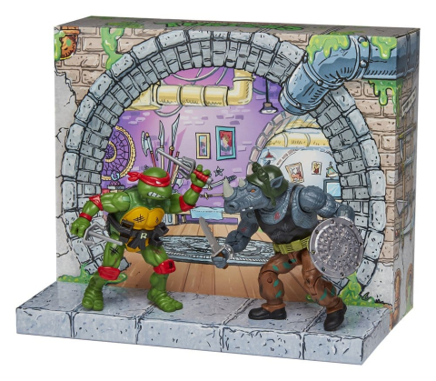 Teenage Mutant Ninja Turtles: Remastered Action Figures Raphael vs. Rocksteady [9]