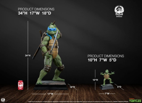 Teenage Mutant Ninja Turtles Statue 1/2 Leonardo Deluxe Edition 86 cm [19]