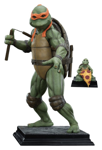 Teenage Mutant Ninja Turtles Statue 1/2 Michelangelo Deluxe Edition 84 cm [21]