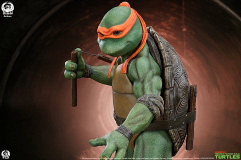 Teenage Mutant Ninja Turtles Statue 1/2 Michelangelo Deluxe Edition 84 cm [16]