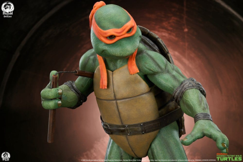 Teenage Mutant Ninja Turtles Statue 1/2 Michelangelo Deluxe Edition 84 cm [2]