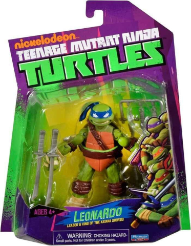 PRECOMENZI - Teenage Mutant Ninja Turtles World of TMNT Action Figure Leonardo 11 cm