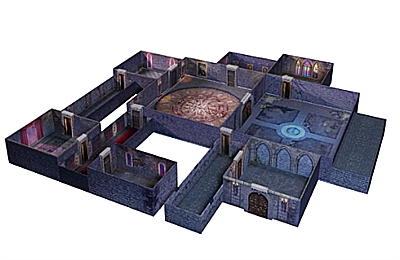 Accesorii pentru boardgames - Tenfold Dungeon: Castle