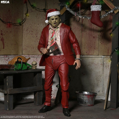 Texas Chainsaw Massacre Ultimate Action Figure Santa Leatherface 18 cm [1]