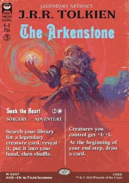 Singles Trading Card Games - The Arkenstone // Seek the Heart (V.2) The Hobbit: Extras - Singles 247 FOILED