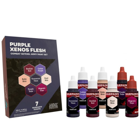 Board Games - The Army Painter Combat Se7en: Purple Xenos Flesh