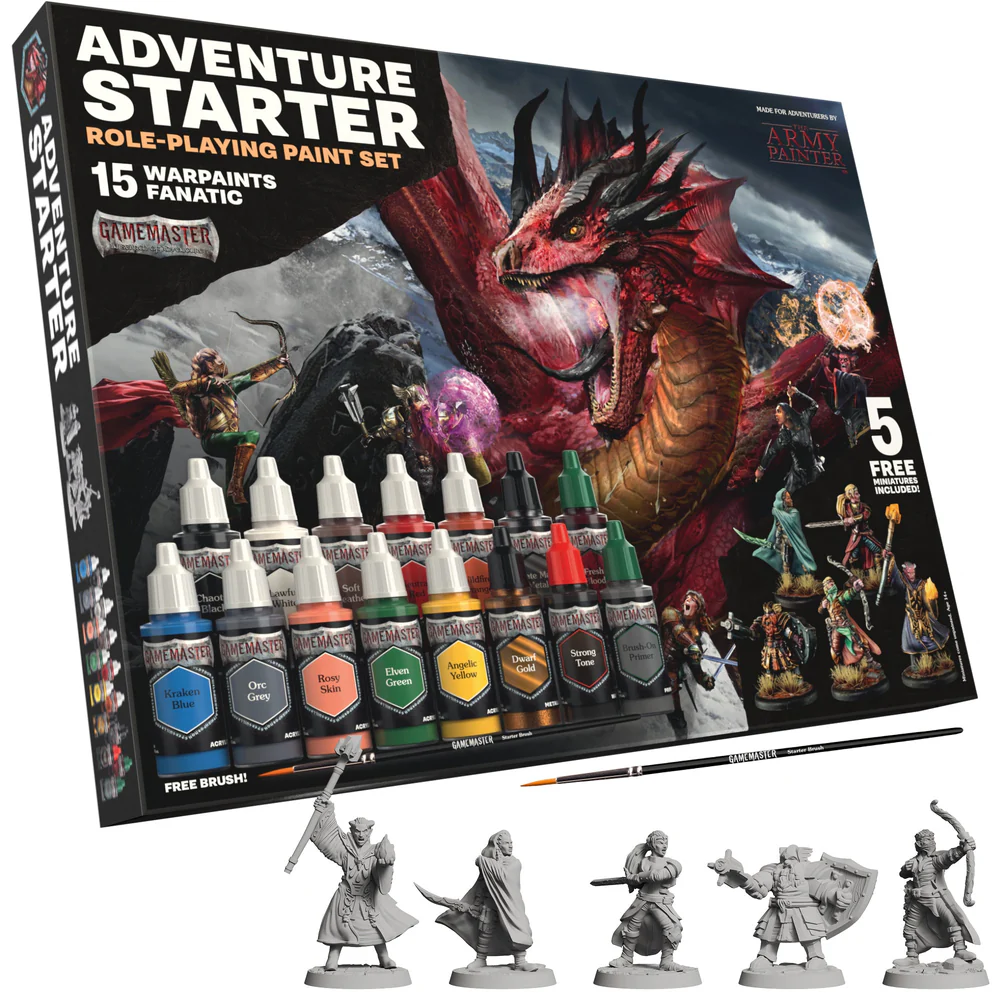 Board Games - The Army Painter GameMaster Adventure Starter Paint Set