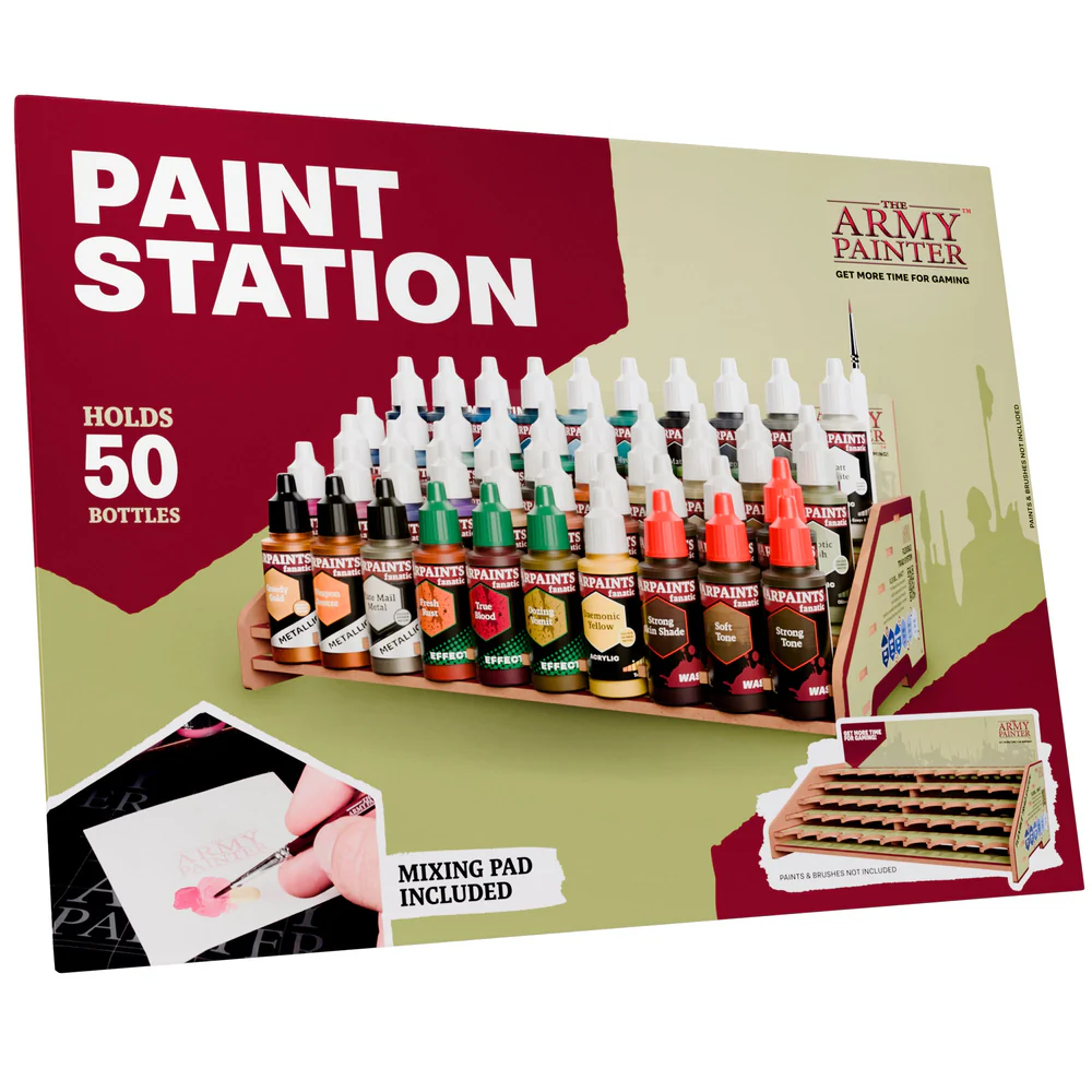 Board Games - The Army Painter Paint Station 50 MDF Organizator Vopsele