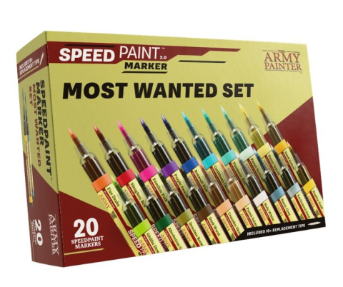 Board Games - The Army Painter Speedpaint 2.0 Marker Most Wanted Set