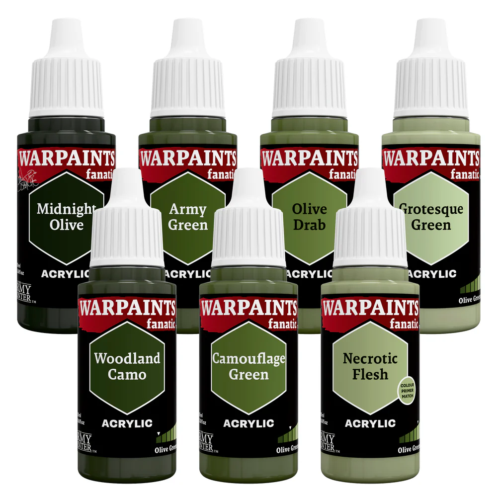 The Army Painter Warpaints Fanatic Flexible Triad PLUS Olive Greens [1]