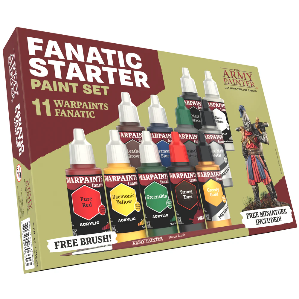 Accesorii pentru boardgames - The Army Painter - Warpaints Fanatic: Starter Set