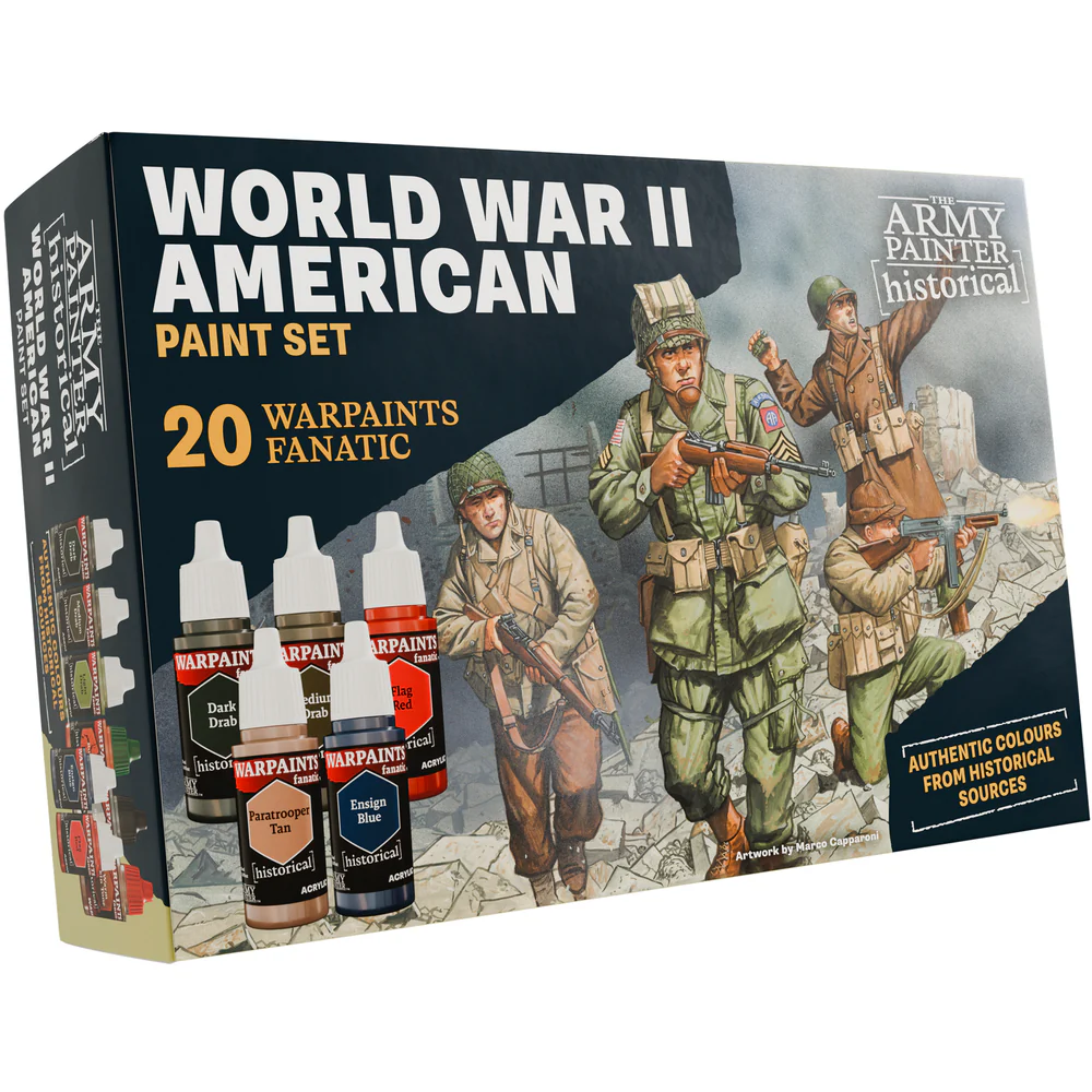 Board Games - The Army Painter - Warpaints Historical WWII American Paint Set