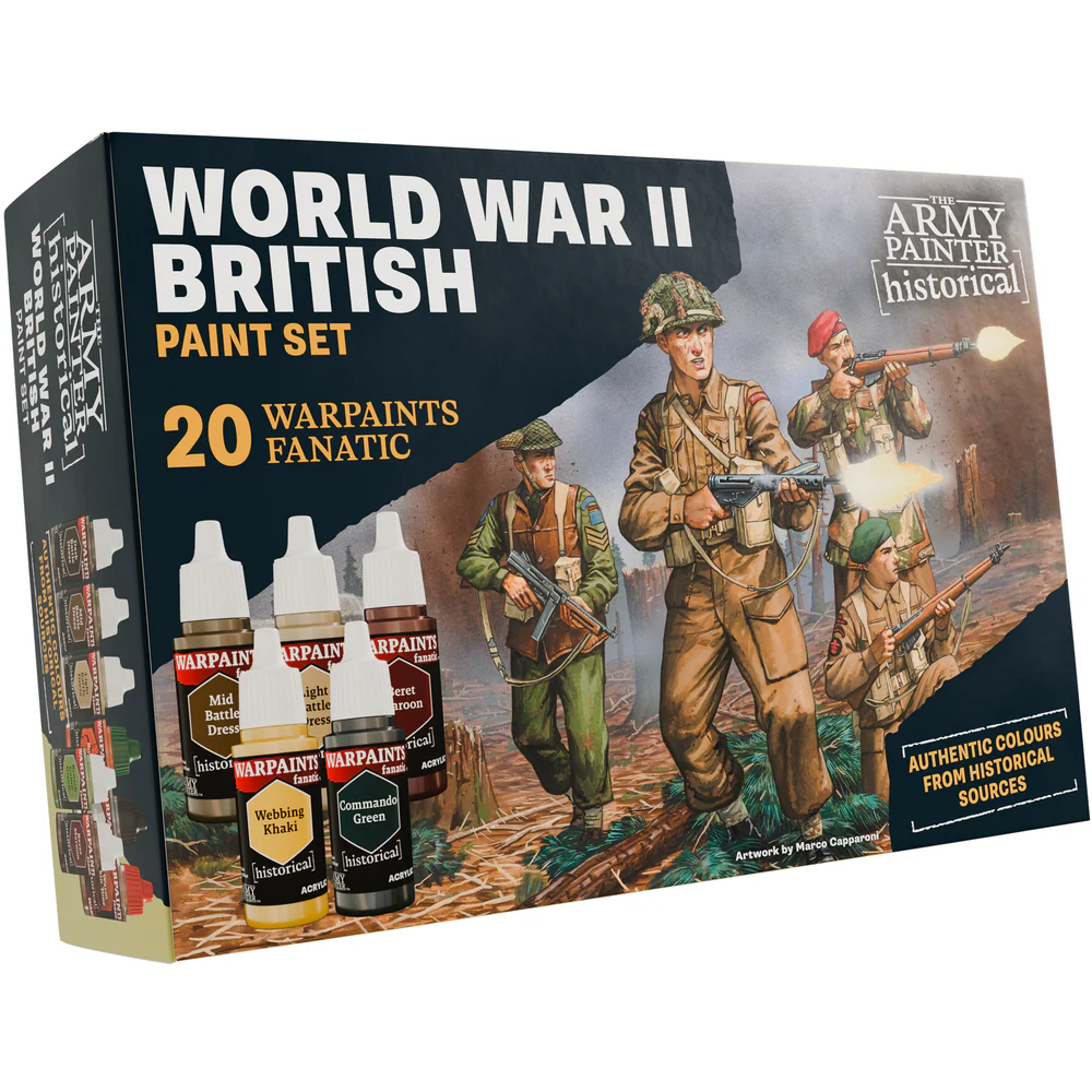 Board Games - The Army Painter - Warpaints Historical WWII British Paint Set
