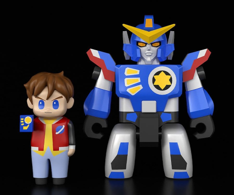 PRECOMENZI - The Brave Fighter of Legend Da-Garn Brickroid Action Figures 2-Pack Da-Garn & Seiji Takasugi Set