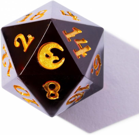 The Crooked Moon Wicker Man Sharp Resin Dice Set - 7 Zaruri RPG [2]