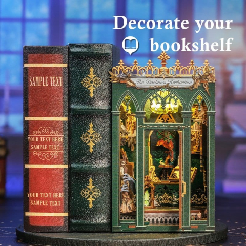 The Darkness Herbarium - DIY Book Nook Kit cu LED [8]