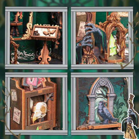 The Darkness Herbarium - DIY Book Nook Kit cu LED [7]