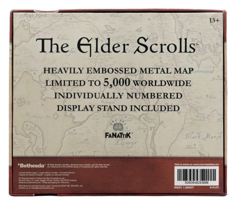 The Elder Scrolls Replica Metal Map of Tamriel Limited Edition 15 x 13 cm [3]
