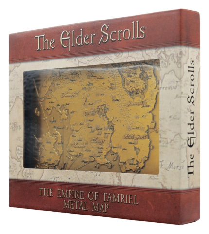 The Elder Scrolls Replica Metal Map of Tamriel Limited Edition 15 x 13 cm [2]