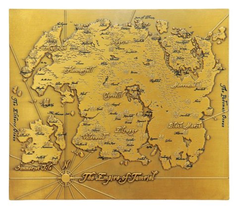 The Elder Scrolls Replica Metal Map of Tamriel Limited Edition 15 x 13 cm [5]