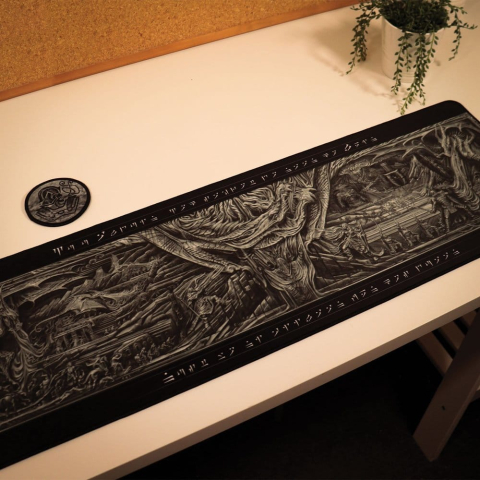 The Elder Scrolls V: Skyrim Desk Pad & Coaster Set [2]