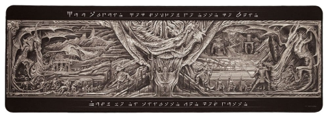 The Elder Scrolls V: Skyrim Desk Pad & Coaster Set [1]