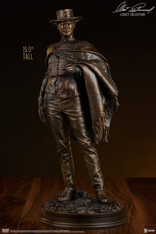 The Good, The Bad and the Ugly Statue The Man with No Name (Faux Bronze) 39 cm [1]