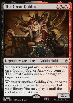 Magic: The Gathering Singles - The Great Goblin The Hobbit - Singles 158