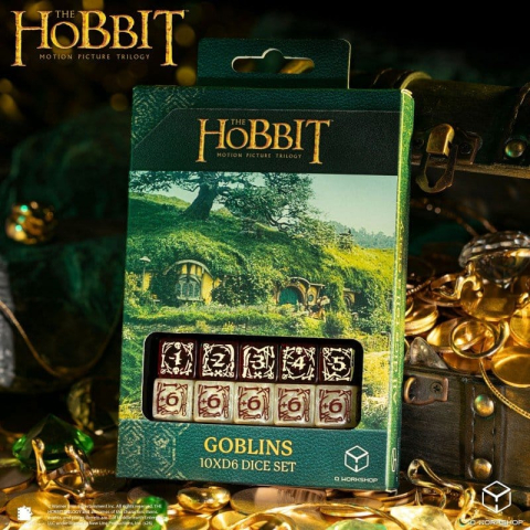 Games - The Hobbit: 10 D6 Dice Set Goblins