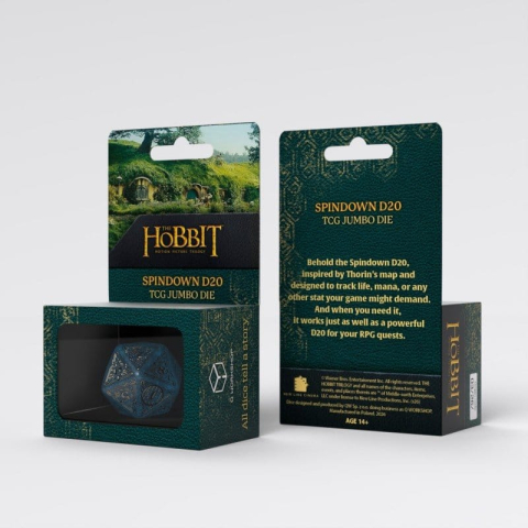 The Hobbit Spindown Jumbo Die Aether TCG D20 [3]