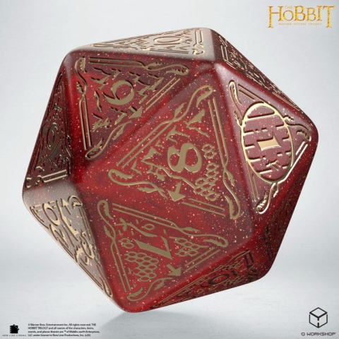 The Hobbit Spindown Jumbo Die Ember TCG D20 [4]