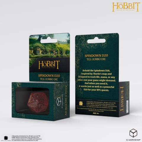 Games - The Hobbit Spindown Jumbo Die Ember TCG D20