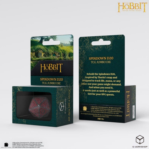The Hobbit Spindown Jumbo Die Lunaris TCG D20 [3]